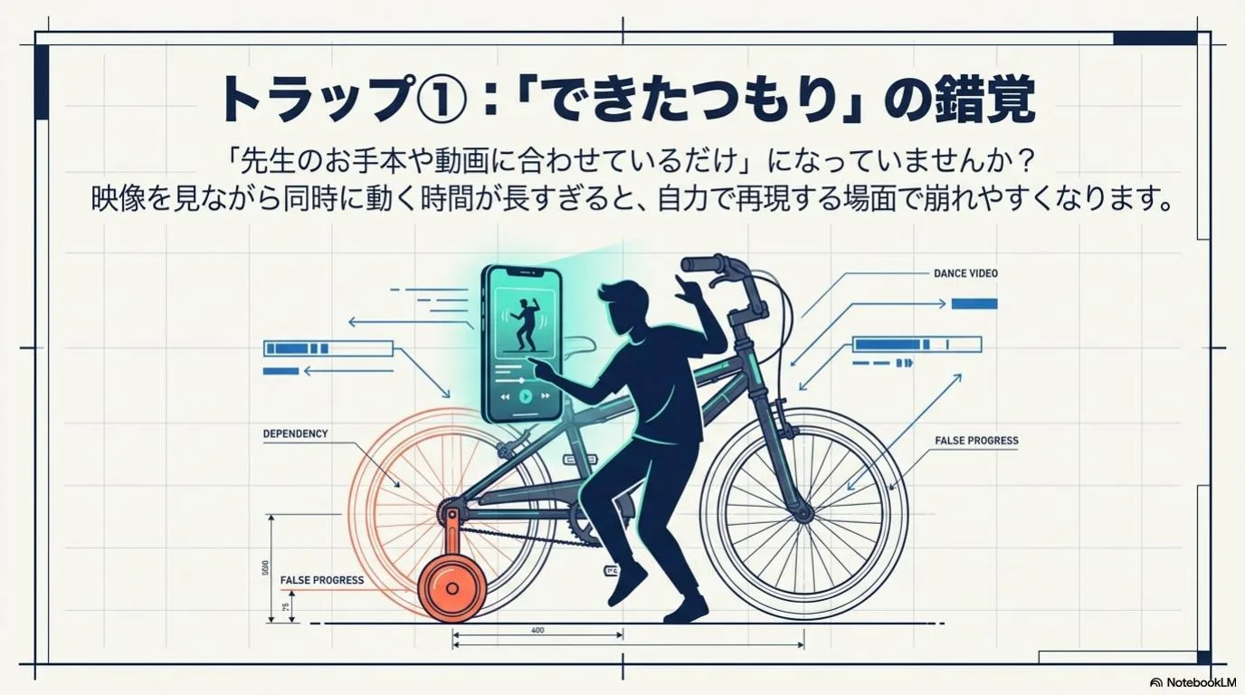 見たつもりで終わる練習が停滞を生む流れ
