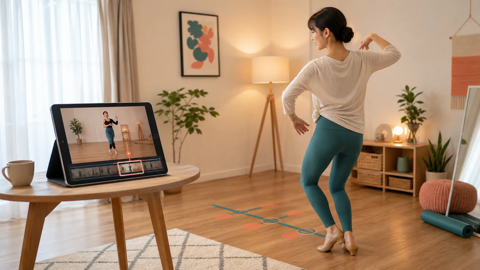 聞いたダンス用語を受講したレッスンのアーカイブで復習する
