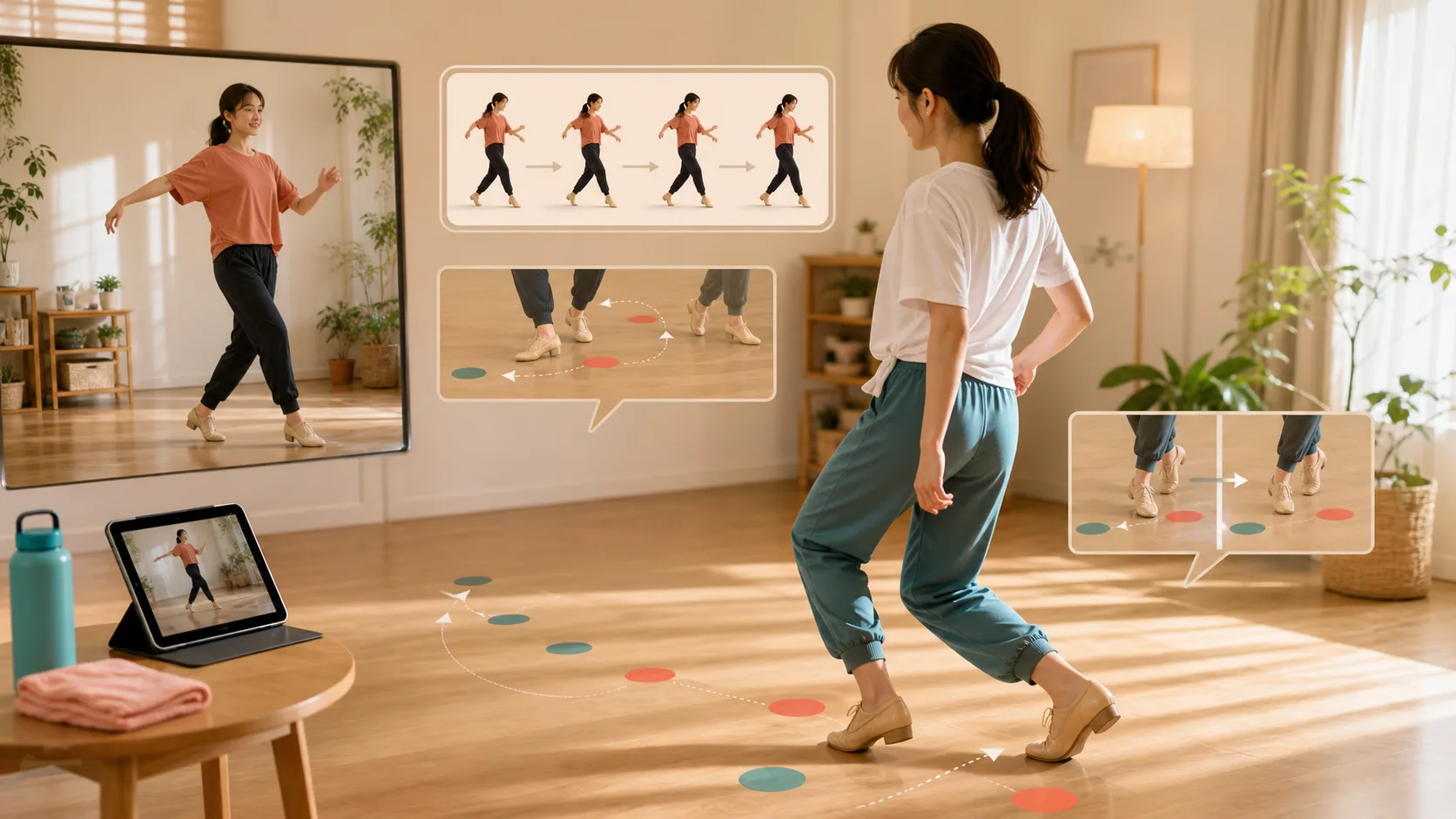 ステップと振付の用語を覚える単位に分ける