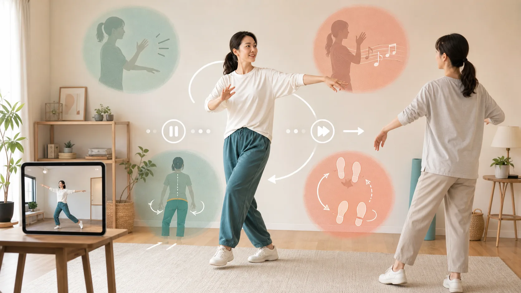 レッスン進行のダンス用語を聞き分ける