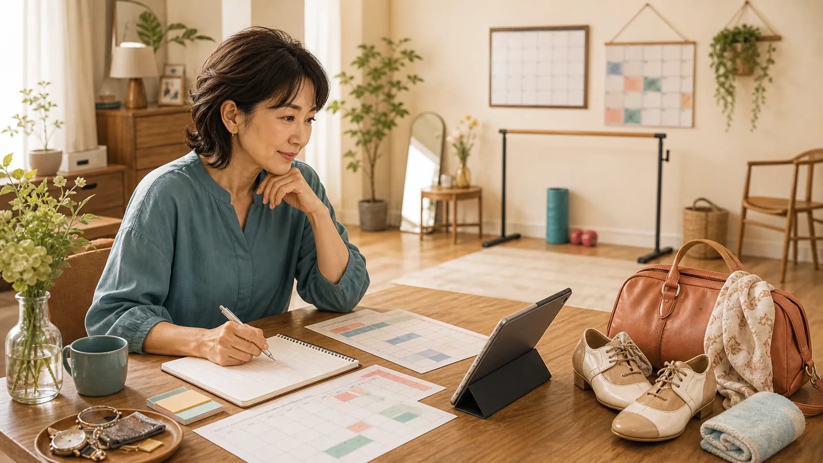 仕事や家庭の予定から通える時間を先に確認する
