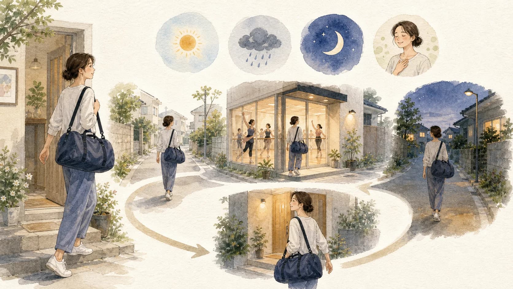 近い教室でも毎週戻れるかを時間と生活導線で確認する