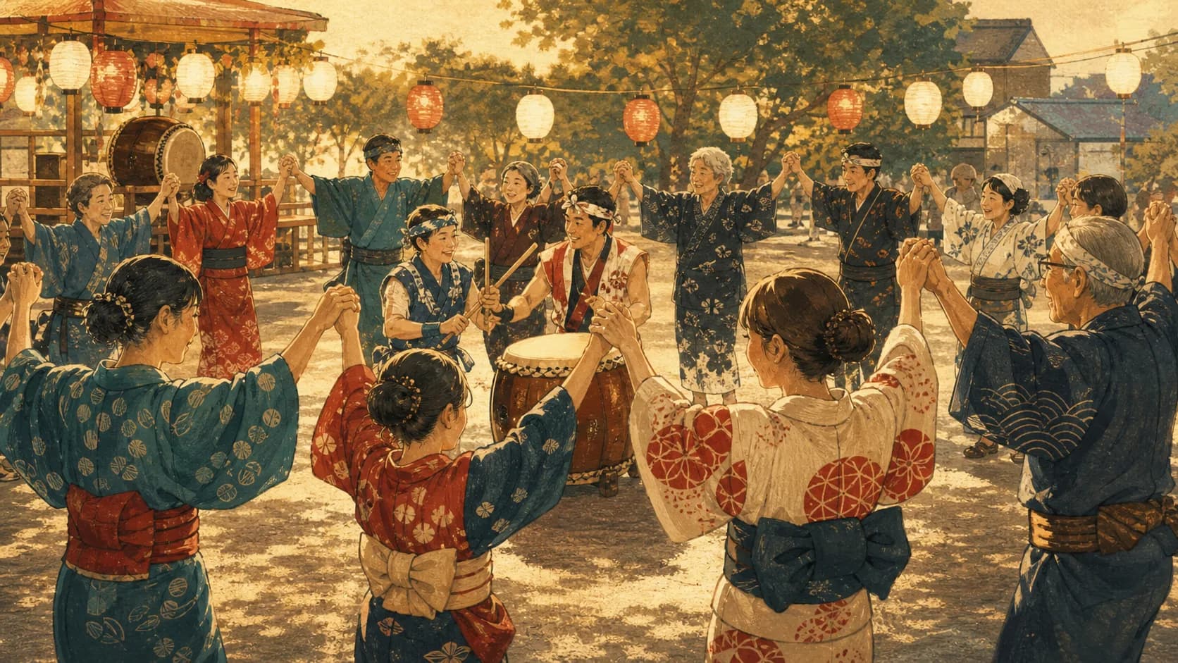 祭りや地域文化で交流と記憶が踊りとして残る