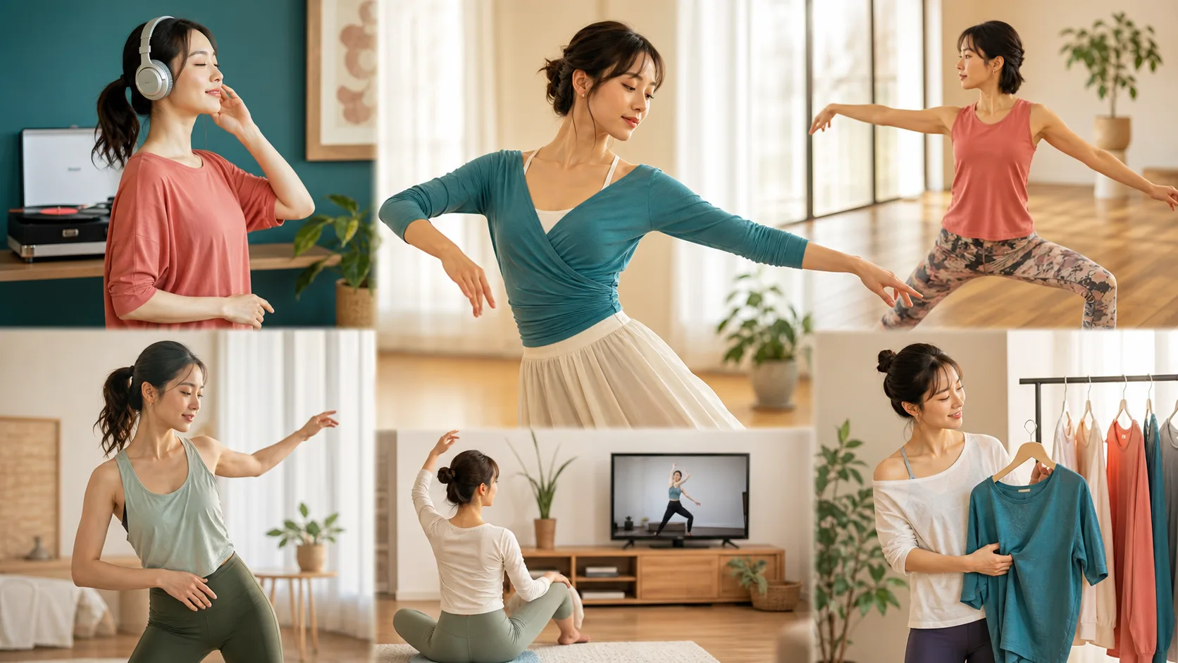 女性向けとされるダンスの種類を5つの判断軸で整理する図